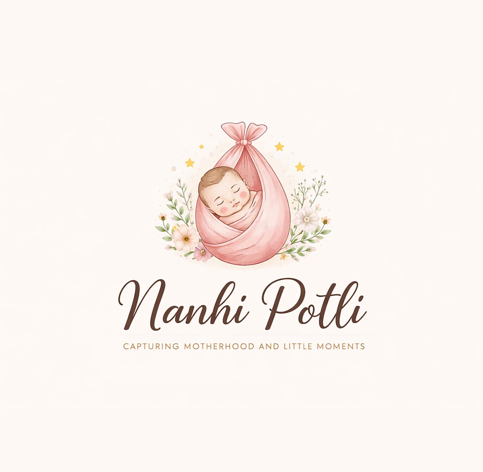 Nanhi Potli baby swaddle logo